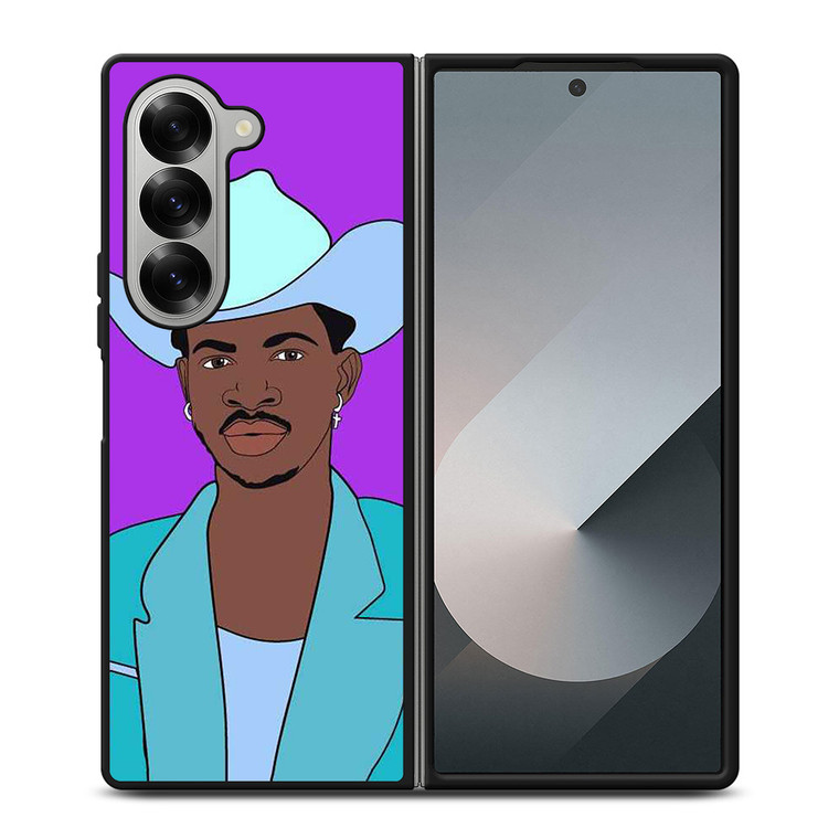 LIL NAS X CARTOON 2 Samsung Z Fold 6 Case