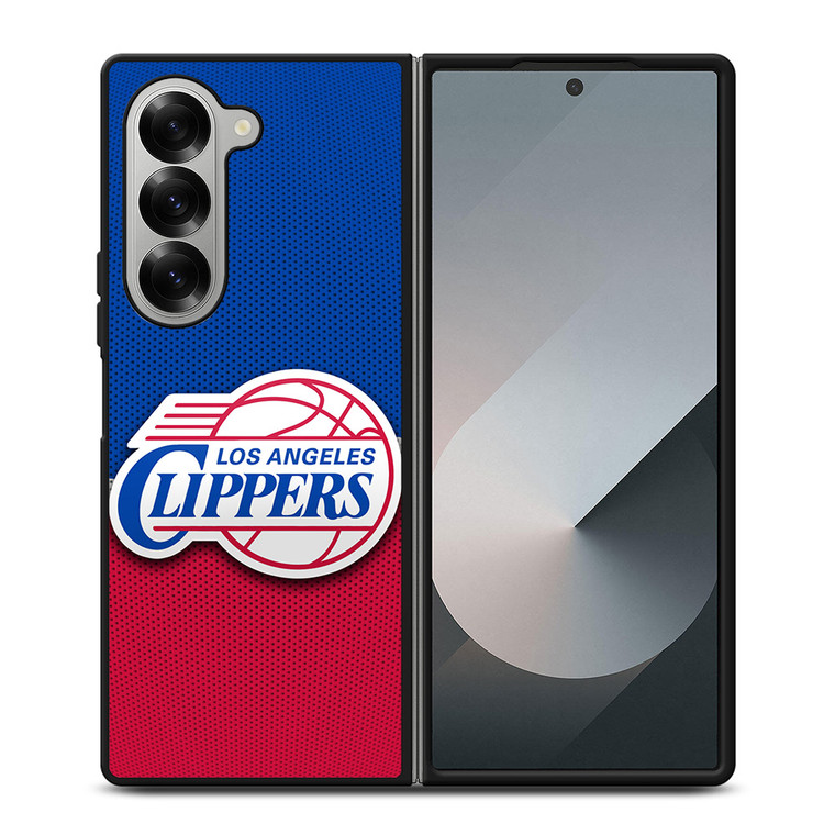 LOS ANGELES CLIPPERS LOGO 2 Samsung Z Fold 6 Case