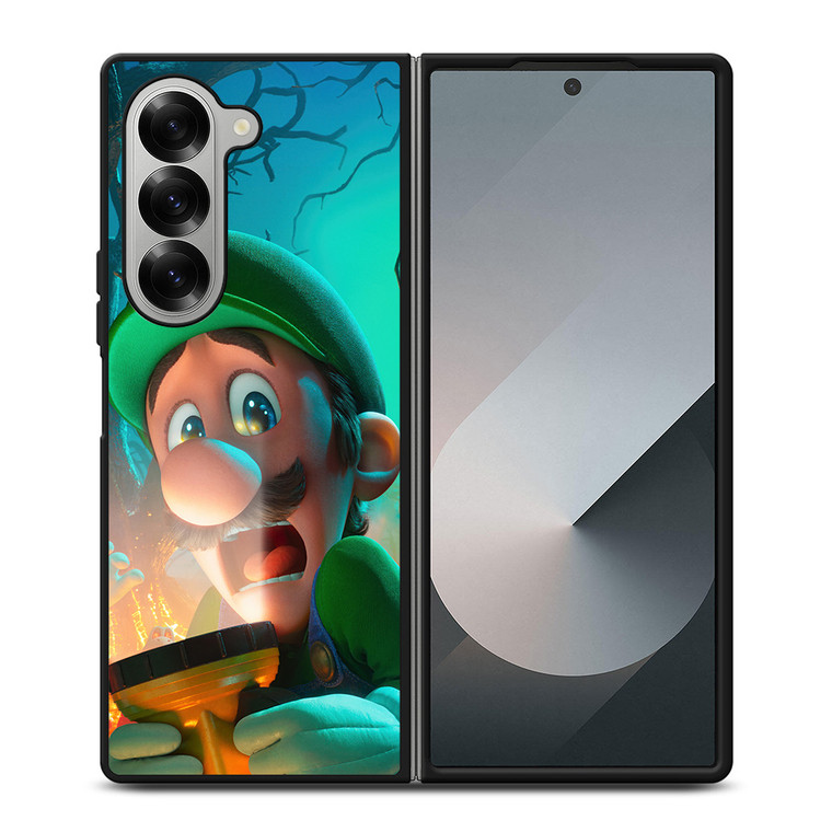 LUIGI THE SUPER MARIO BROS SCARY Samsung Z Fold 6 Case