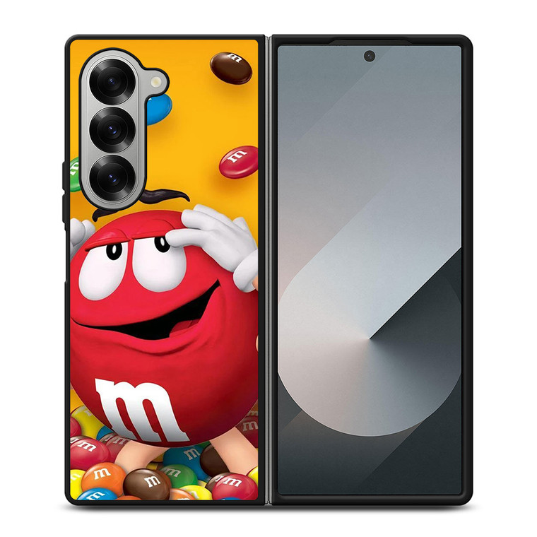 M&M'S CHOCOLATE RED ICON Samsung Z Fold 6 Case