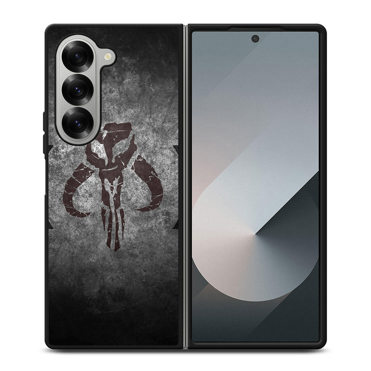 MANDALORIAN STARWARS SKULL Samsung Z Fold 6 Case MANDALORIAN STARWARS SKULL Samsung Z Fold 6 Case