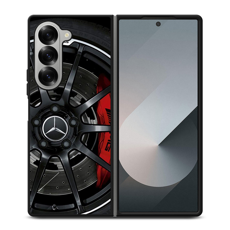 MERCEDES BENZ WHEELS Samsung Z Fold 6 Case