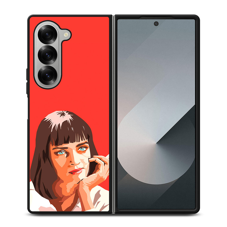 MIA WALLACE PULP FICTION Samsung Z Fold 6 Case