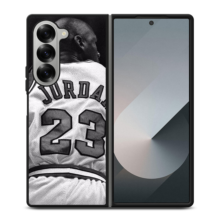 MICHAEL JORDAN CHICAGO BULLS 4 Samsung Z Fold 6 Case