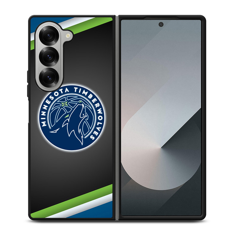 MINNESOTA TIMBERWOLVES LOGO 2 Samsung Z Fold 6 Case