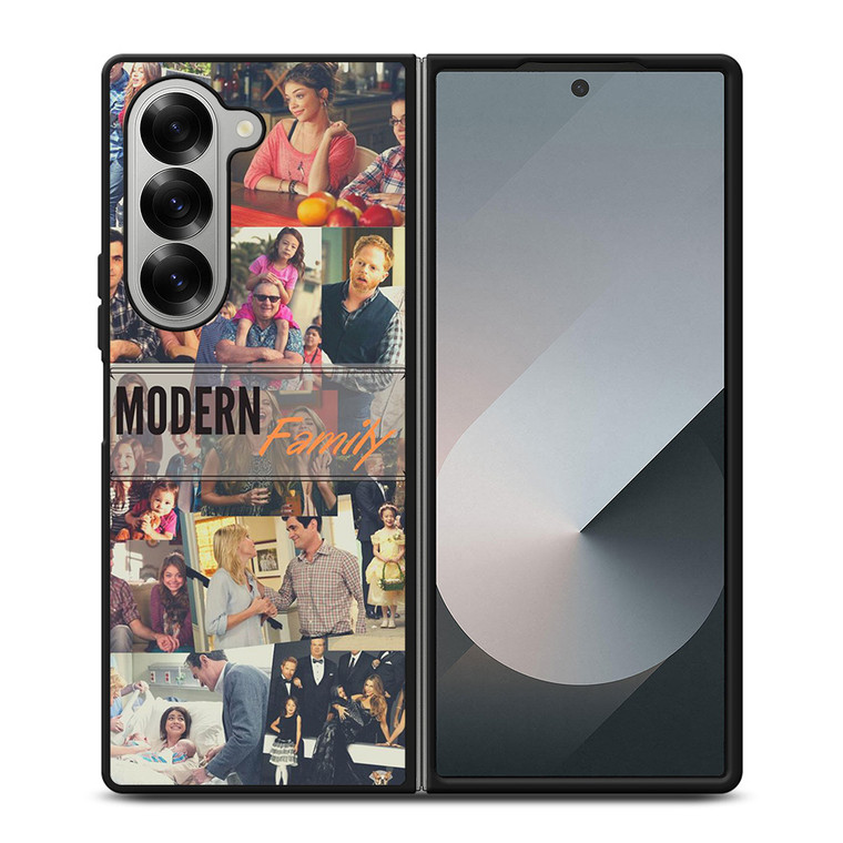 MODERN FAMILY MOVIES SERIES COLLAGE Samsung Z Fold 6 Case