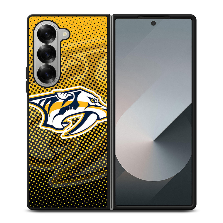 NASHVILLE PREDATORS LOGO 3 Samsung Z Fold 6 Case NASHVILLE PREDATORS LOGO 3 Samsung Z Fold 6 Case
