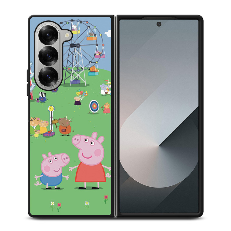 PEPPA PIG PLAYGROUND Samsung Z Fold 6 Case