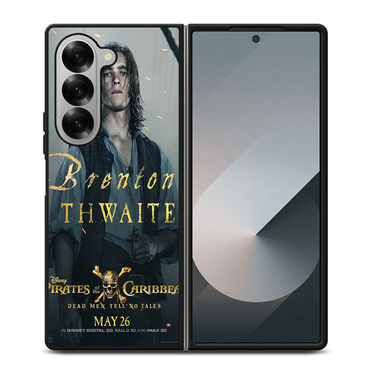 PIRATES OF THE CARIBBEAN BRENTON THWAITES Samsung Z Fold 6 Case