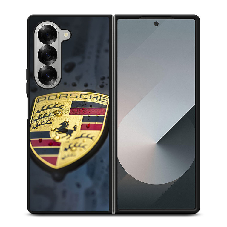PORSCHE LOGO 2 Samsung Z Fold 6 Case