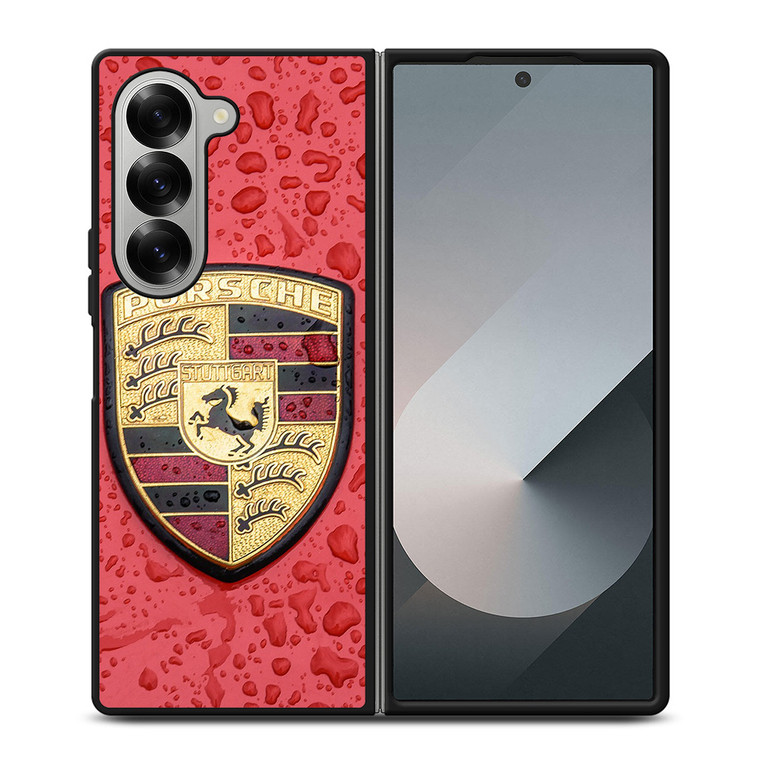 PORSCHE LOGO 3 Samsung Z Fold 6 Case