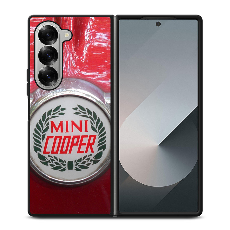 RED MINI COOPER LOGO Samsung Z Fold 6 Case