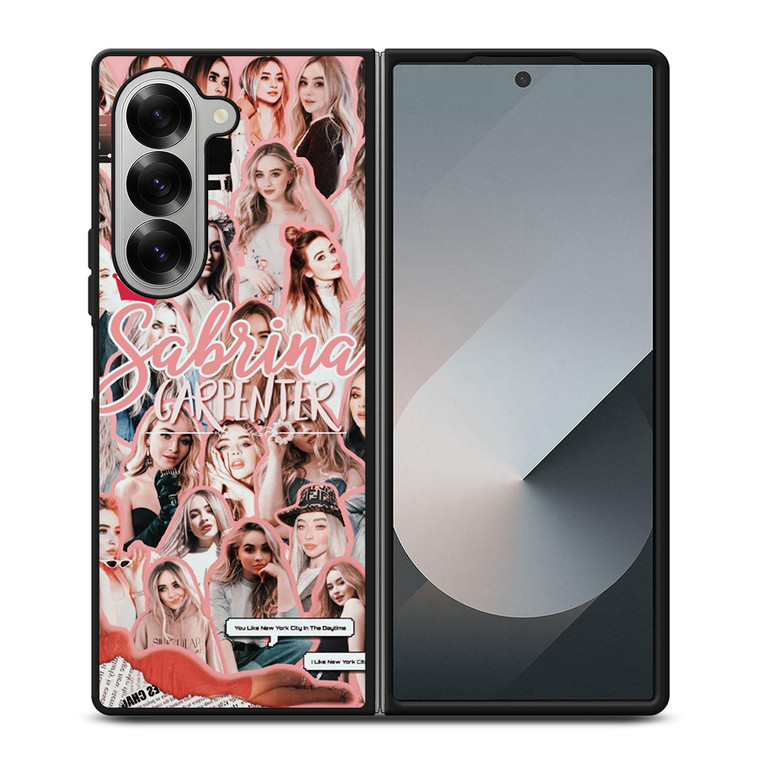 SABRINA CARPENTER COLLAGE Samsung Z Fold 6 Case