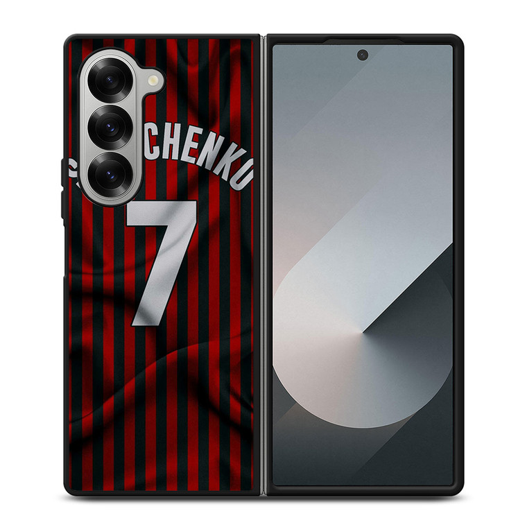SHEVCHENKO AC MILAN JERSEY Samsung Z Fold 6 Case