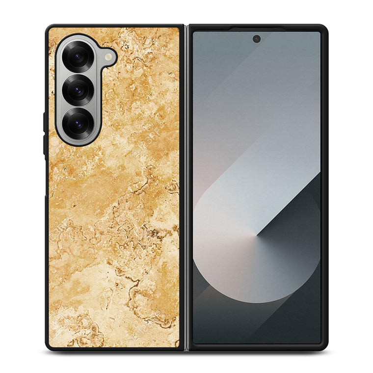 STYLISH COOL GRANITE MARBLE STONE Samsung Z Fold 6 Case