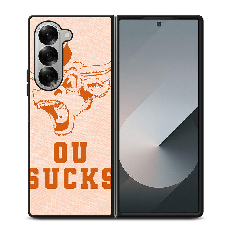 TEXAS LONGHORNS UNIVERSITY SYMBOL Samsung Z Fold 6 Case