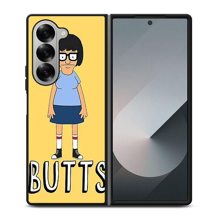 TINA BOBS BURGERS BUTTS Samsung Z Fold 6 Case