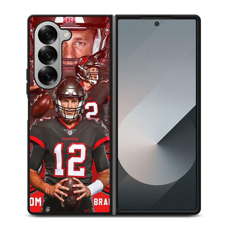 TOM BRADY TAMPA BAY BUCCANEERS 2 Samsung Z Fold 6 Case TOM BRADY TAMPA BAY BUCCANEERS 2 Samsung Z Fold 6 Case