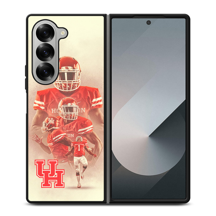 UNIVERSITY OF HOUSTON COUGARS ICON Samsung Z Fold 6 Case UNIVERSITY OF HOUSTON COUGARS ICON Samsung Z Fold 6 Case