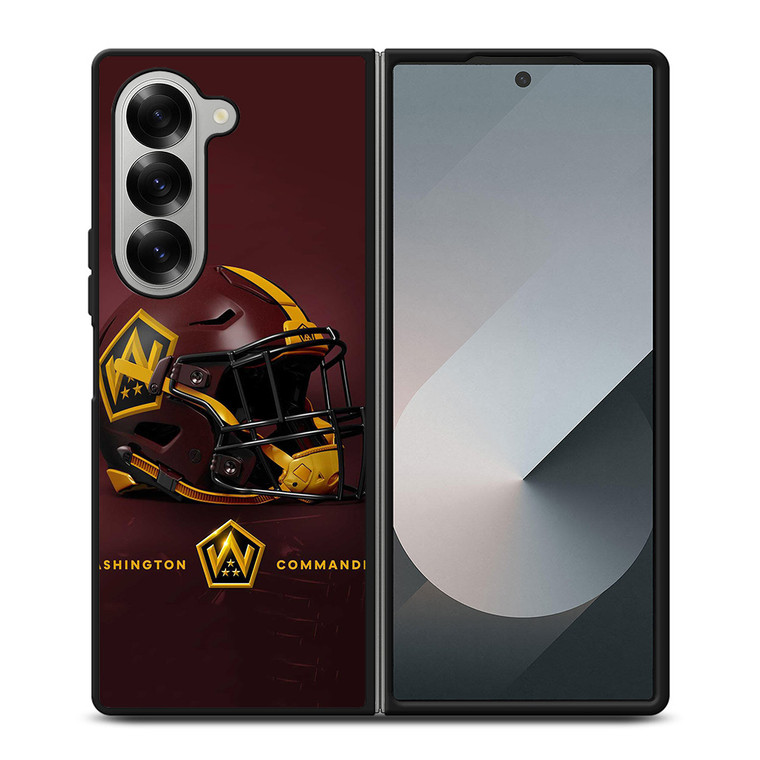WASHINGTON COMMANDERS HELMET Samsung Z Fold 6 Case WASHINGTON COMMANDERS HELMET Samsung Z Fold 6 Case