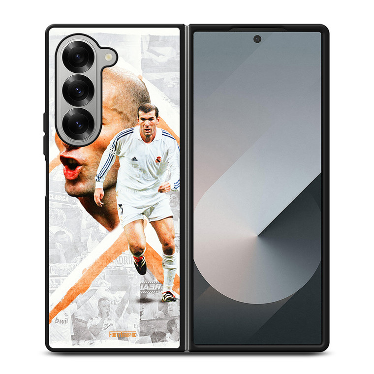 ZINEDINE ZIDANE LEGEND REAL MADRID Samsung Z Fold 6 Case