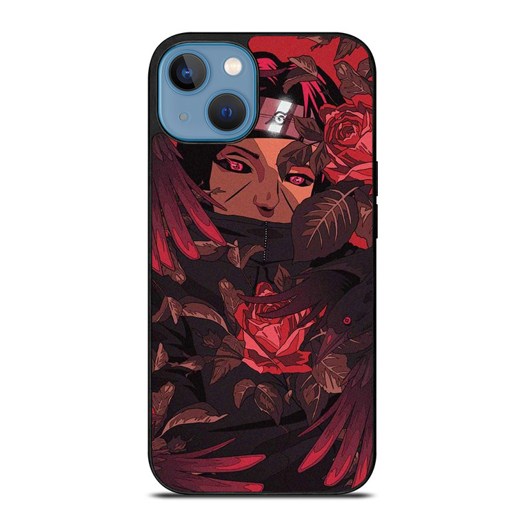 ITACHI UCHIHA FLOWER iPhone 13 Case