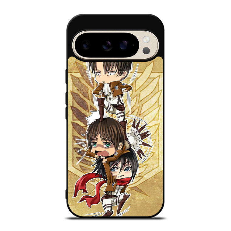 CHIBI ATTACK ON TITAN Google Pixel 9 Pro Case