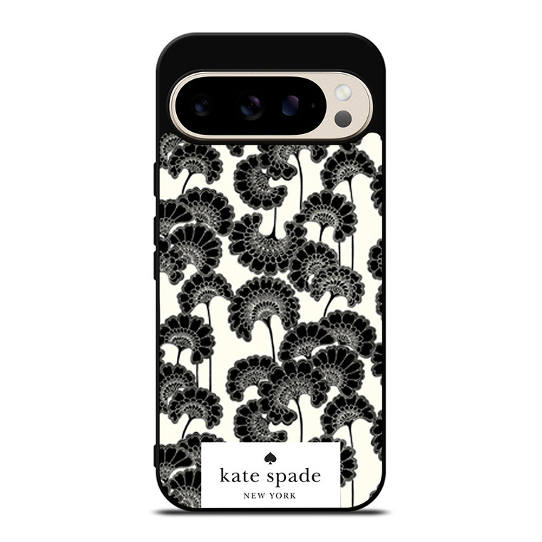 JAPANESE BLACK FLORAL KADE SPADE Google Pixel 9 Pro Case JAPANESE BLACK FLORAL KADE SPADE Google Pixel 9 Pro Case