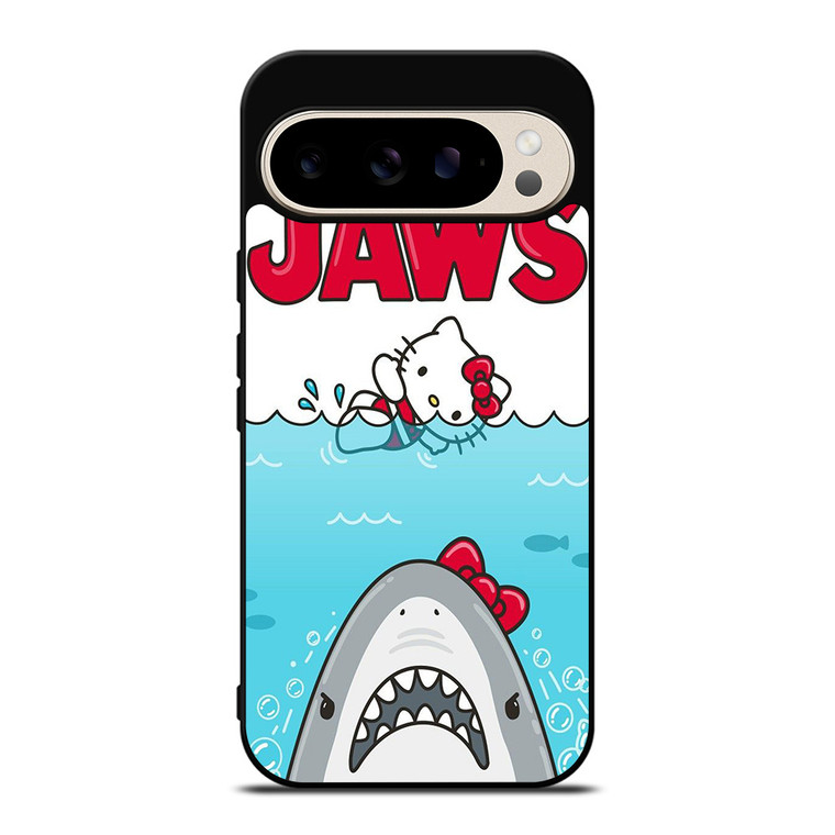 JAWS VS HELLO KITTY Google Pixel 9 Pro Case JAWS VS HELLO KITTY Google Pixel 9 Pro Case