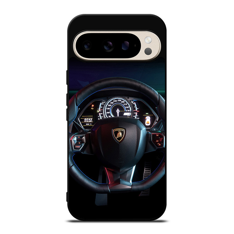 LAMBORGHINI STEERING WHEEL 3 Google Pixel 9 Pro Case LAMBORGHINI STEERING WHEEL 3 Google Pixel 9 Pro Case