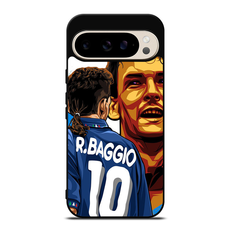 ROBERTO BAGGIO LEGEND ITALY ART Google Pixel 9 Pro Case