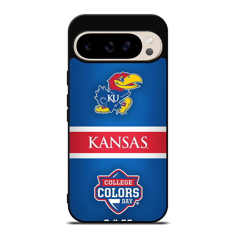 UNIVERSITY OF KANSAS JAYHAWKS Google Pixel 9 Pro Case UNIVERSITY OF KANSAS JAYHAWKS Google Pixel 9 Pro Case
