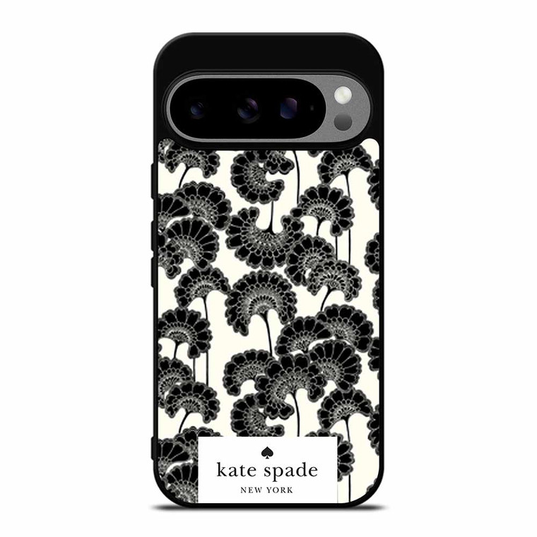 JAPANESE BLACK FLORAL KADE SPADE Google Pixel 9 Pro XL Case