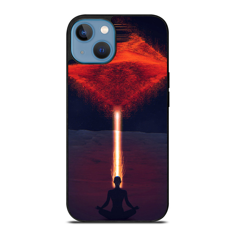 RED SPACE ALIEN iPhone 13 Case