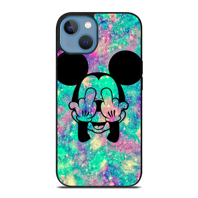 MIDDLE FINGER MICKY MOUSE iPhone 13 Case