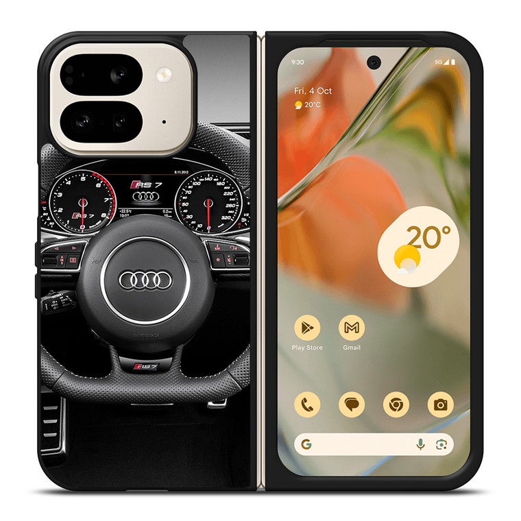 AUDI LOGO STREERING WHEEL Google Pixel 9 Pro Fold Case