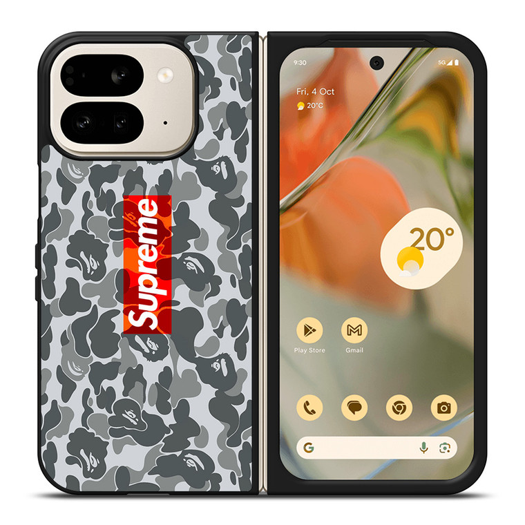 BAPE CAMO SUPREME 2 Google Pixel 9 Pro Fold Case BAPE CAMO SUPREME 2 Google Pixel 9 Pro Fold Case