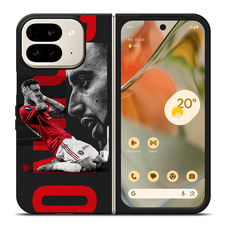 BRUNO FERNANDES MANCHESTER UNITED Google Pixel 9 Pro Fold Case