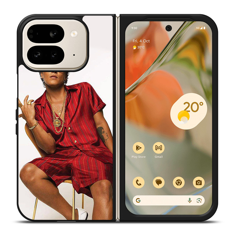 BRUNO MARS RED Google Pixel 9 Pro Fold Case