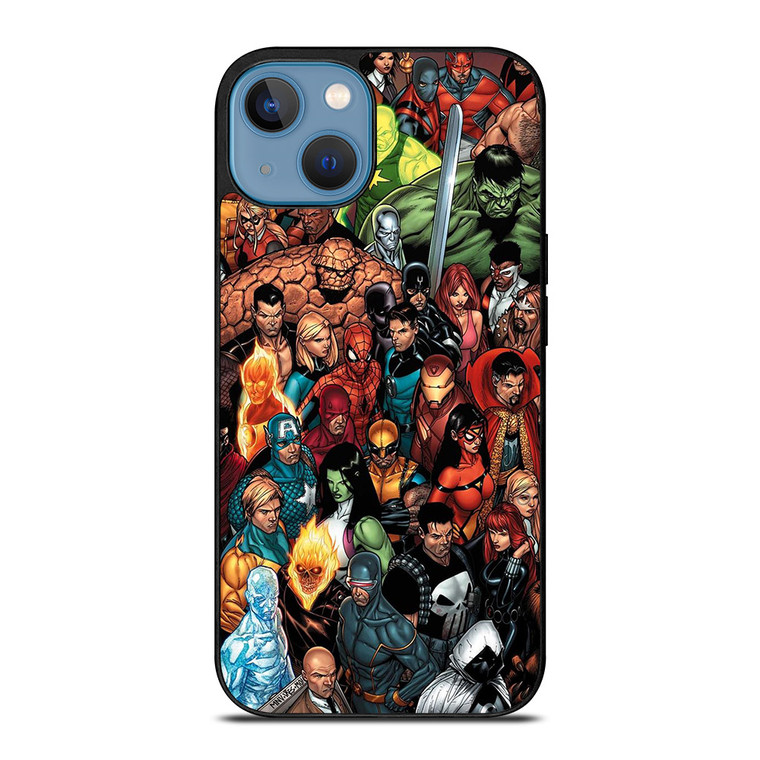 MARVEL COMICS CHARACTERS iPhone 13 Case