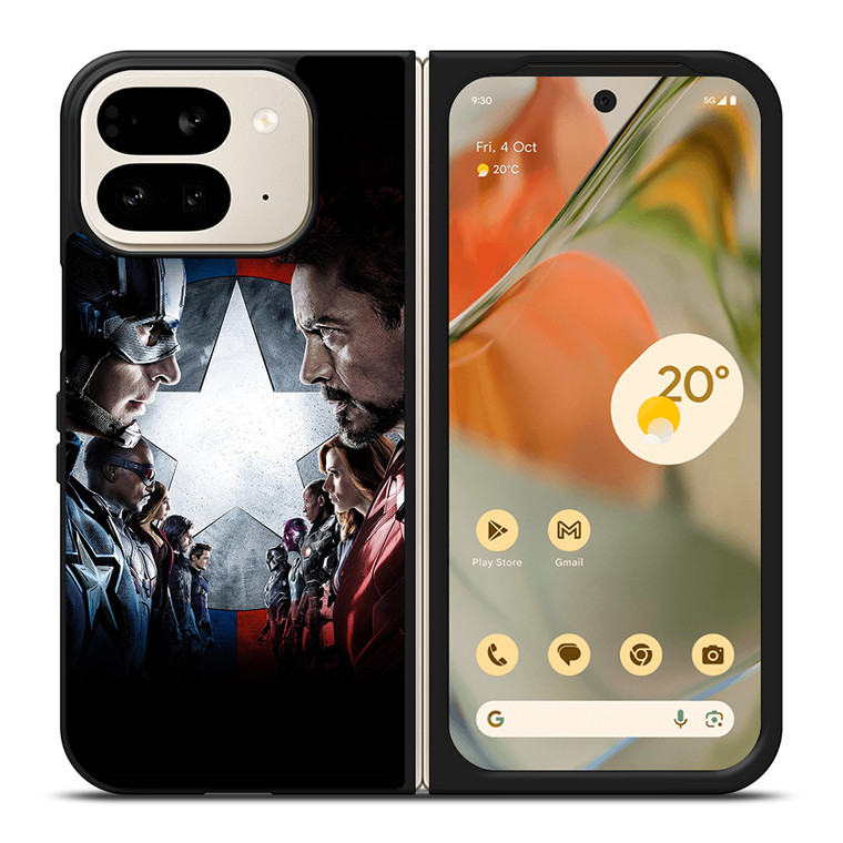CIVIL WAR MARVEL Google Pixel 9 Pro Fold Case