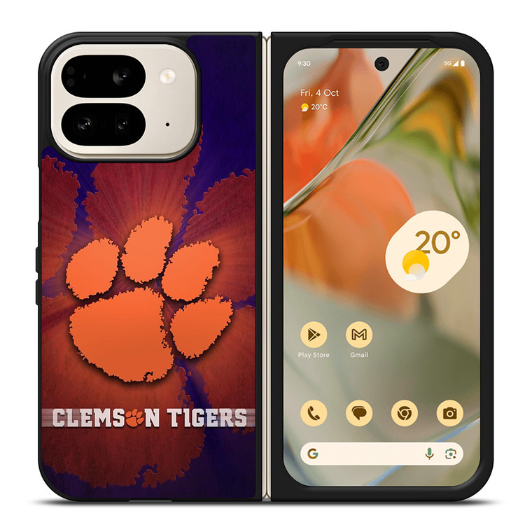 CLEMSON TIGERS LOGO Google Pixel 9 Pro Fold Case