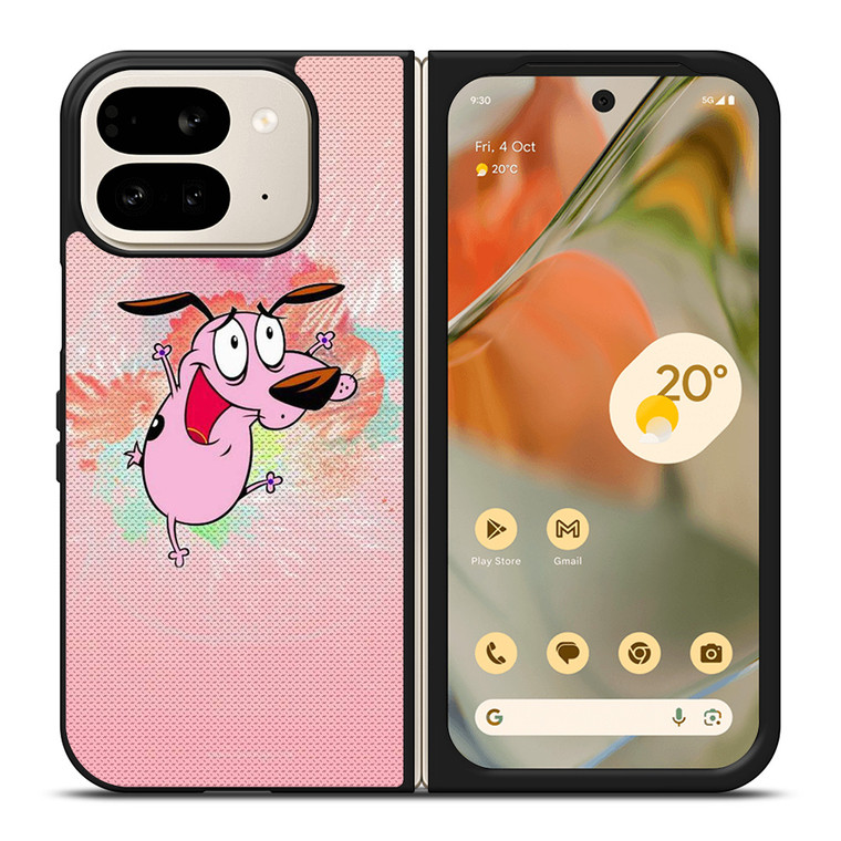 COURAGE THE COWARDLY DOG Google Pixel 9 Pro Fold Case