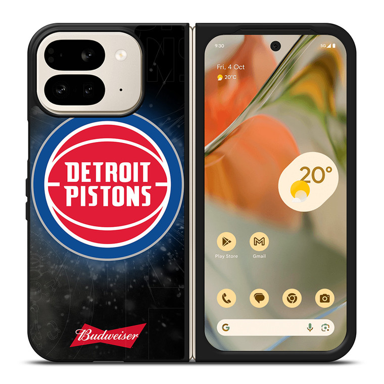 DETROIT PISTONS BUDWEISER Google Pixel 9 Pro Fold Case