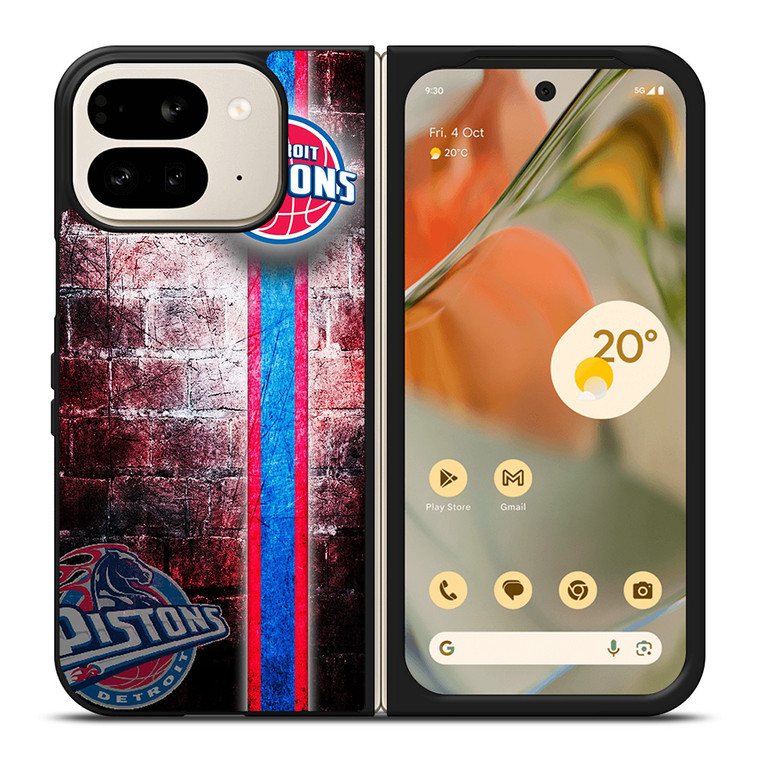 DETROIT PISTONS LOGO Google Pixel 9 Pro Fold Case