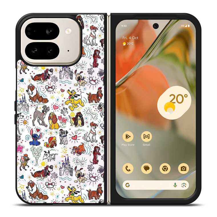 DOONEY DOG PATTERN Google Pixel 9 Pro Fold Case