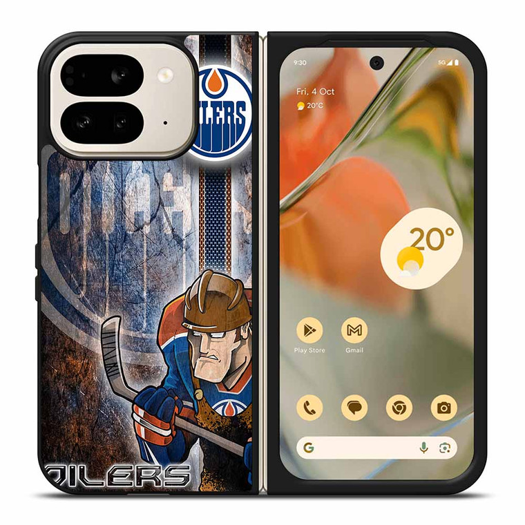 EDMONTON OILERS LOGO 2 Google Pixel 9 Pro Fold Case