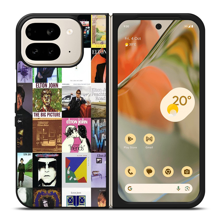 ELTON JOHN ALBUMS Google Pixel 9 Pro Fold Case