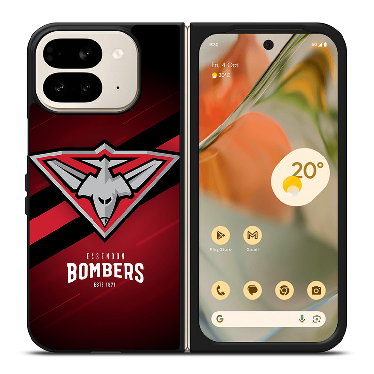 ESSENDON BOMBERS AFL LOGO Google Pixel 9 Pro Fold Case