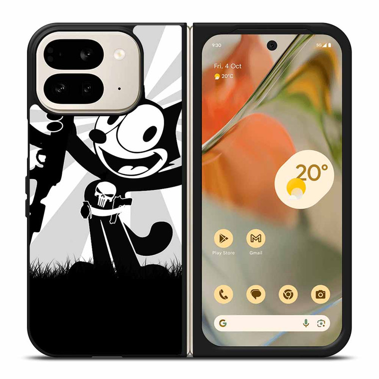 FELIX THE CAT PUNISHER Google Pixel 9 Pro Fold Case